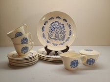 Knowles Provincial Bouquet - 18 Piece Set - Mixed Lot - Blue Kalla Design