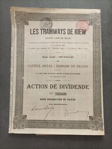Ancien titre action les - ancien,