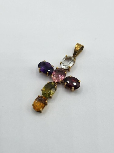 Pendentif croix 18k - pendentif, or
