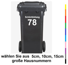 Numéro de maison autocollant