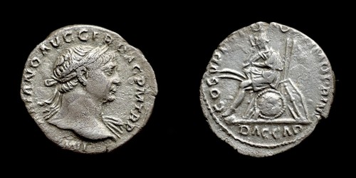 Trajan denarius 105 - ar,