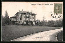 Old postcard Épernon, Les Buttes Noires 