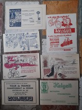 7 Buvards Thème Cyclisme