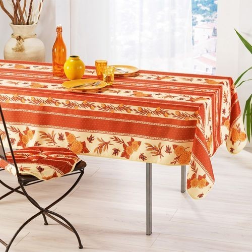 Nappe abeille brique 1m50 - nappe, 2m