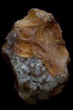 Acheulean Hand Axe (Biface silex), early Neanderthal - Vienne - France 132mm