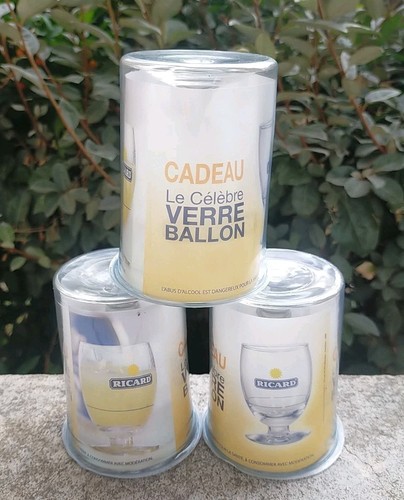 Lot verres ballon ricard - 3,