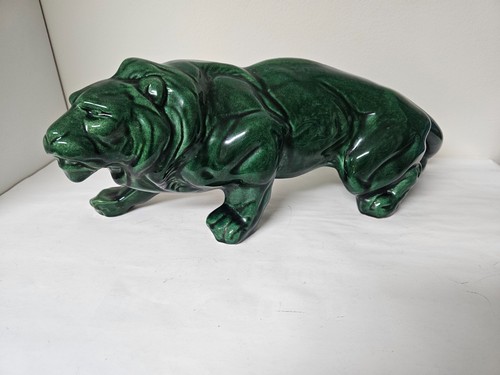 Sculpture lion céramique - lion, en