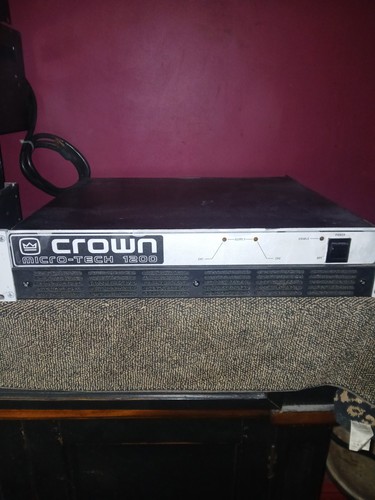 Crown macrotech 1200 channel - macrotech, 2-channel
