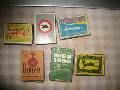 Lot boites allumettes - lot, 6