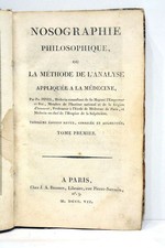 LIVRE ANCIEN PINEL NOSOGRAPHIE