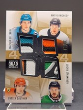 2024-25 UD Ultimate Collection Ultimate Quad Materials Patch Macklin Celebrini