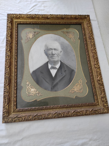 Ancien cadre photo - en, et