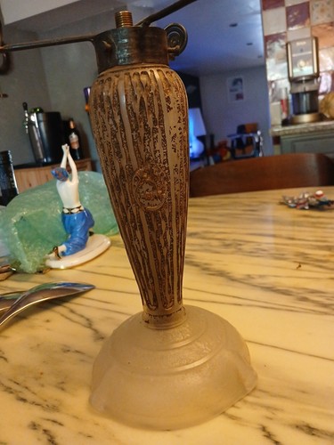 Lampe delatte art deco - lampe,
