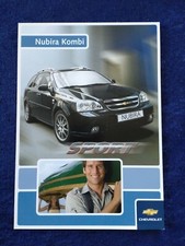 2006 Chevrolet Nubira Combo Sport Prospectus Sheet