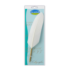 Plume d'oie - Blanche - Pour