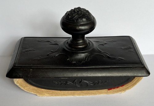 Tampon buvard ebonite - tampon, en