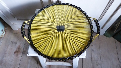 Plateau rond vintage verre - , et