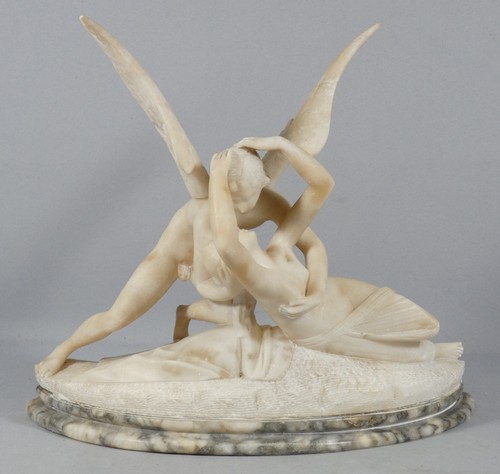 Psyché amour sculpture en - et, amour,