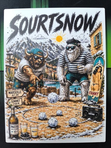 Plaque alu sourtsnow pétanque - alu,