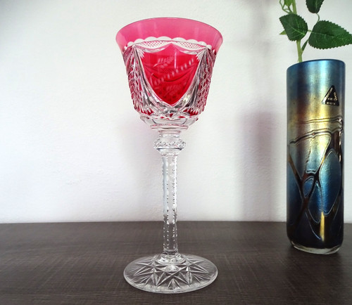 Verre vin rhin roemer - vin, cristal