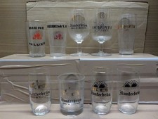 9 VERRE ANCIEN BIERE BRASSERIE