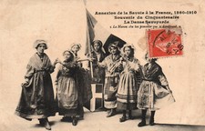CPA 73 - Annexion de la SAVOIE à le FRANCE - Cinquantenaire - Danse Savoyarde