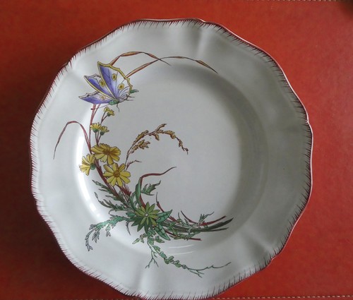 Assiette plate sarreguemines - plate,