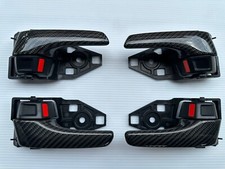 FOR TOYOTA HILUX REVO FORTUNER INSIDE DOOR HANDLE  REAL-CARBON (4 PCS)