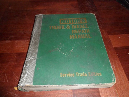 Motor truck diesel repair - truck, &