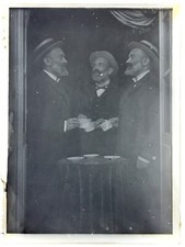 Vintage Portrait of a Man in Triple Exposure PHOTO NEGATIVE Glass Plate 