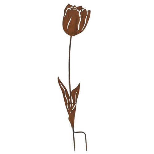 Tuteur fer décoratif tulipe