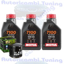 Set Entretien Huile Motul 7100 10W60 Moto Guzzi 850 T3 California 1975>1983