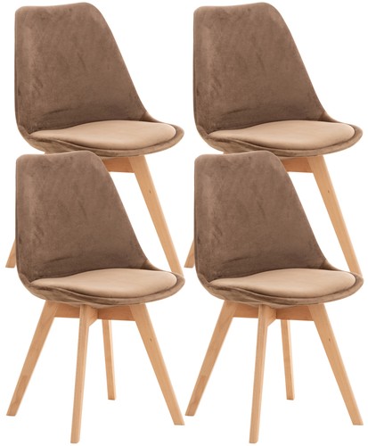 Lot chaises salle - 4, à