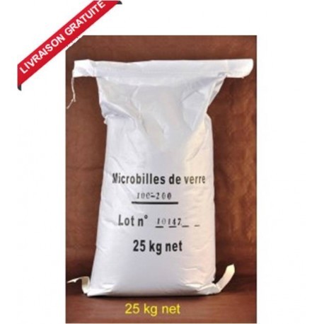 Microbilles de verre - 25, kg