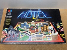 MB HOTEL 1986 BOARD GAME INCOMPLETE IN BOX