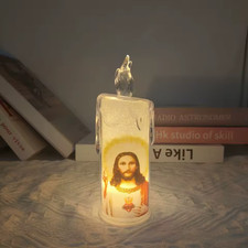 Bougie LED Jésus Christ Lampe
