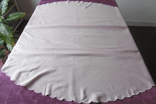 Nappe ronde ovale entourée - nappe,