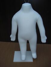 MANNEQUIN BEBE ENFANT SOUPLE AGENCEMENT MAGASIN DECO VITRINE BUSTE SUR SOCLE