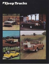 Catalogue Brochure AMC Jeep Trucks J10 J20 1980 USA / English