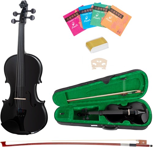 Violon set noir épicéa - 4/4,