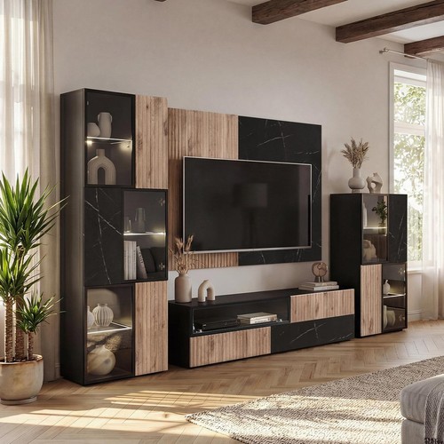 Ensemble meuble mural - ensemble, tv