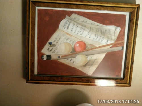 Billard partition musique - et,