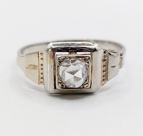 Bague tank art - deco, or
