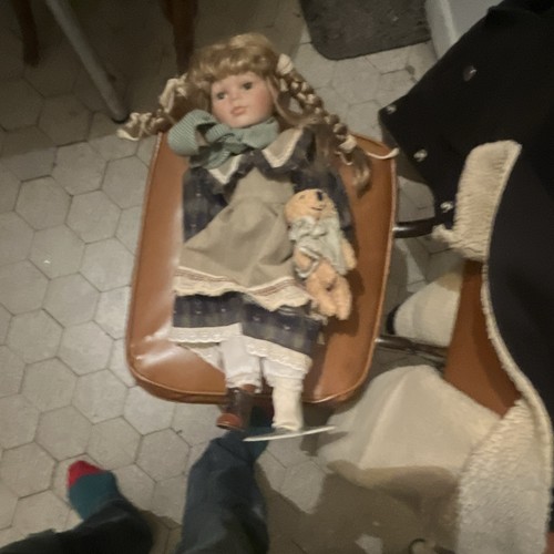 Poupée porcelaine fille - poupée,