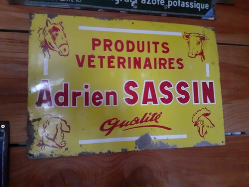 Grande plaque ancienne rare - ancienne,