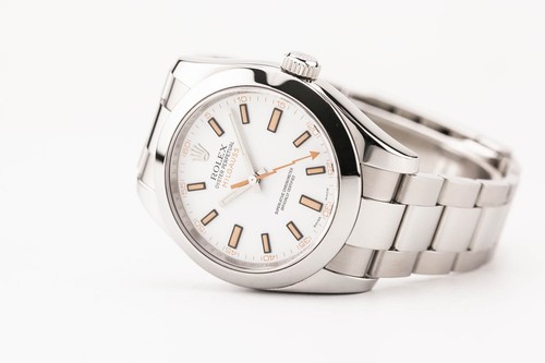 Rolex milgauss white dial - rolex,