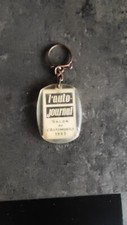VINTAGE CAR NEWSPAPER CAR SHOW 1965 RACING CAR KEYCHAIN 