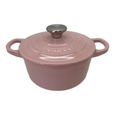 Le Creuset Cocotte Ronde 14cm 5.5 In 1 qt Chiffon Pink Enamel Cast Iron