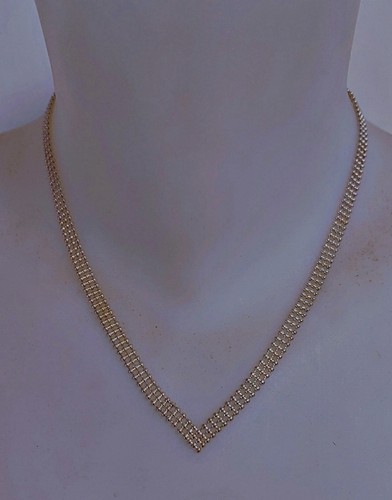 Collier argent massif maille - massif,
