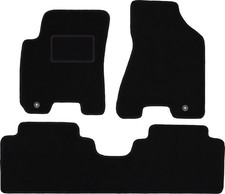 Tapis de sol en velours noir